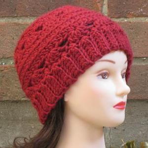 Crochet Hat Pattern - Ada Cloche Beanie Hat Chunky..
